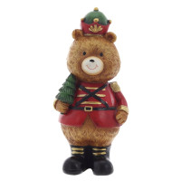 Фигурка декоративная "Медвежонок",  L6 W5,5 H13,5 см, 2в.