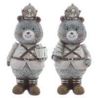 Фигурка декоративная "Медвежонок",  L6 W5,5 H13,5 см, 2в.