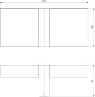 Настенный светильник уличный Twin 35170/D черный Elektrostandard