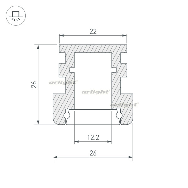 Профиль HR 012091 Arlight