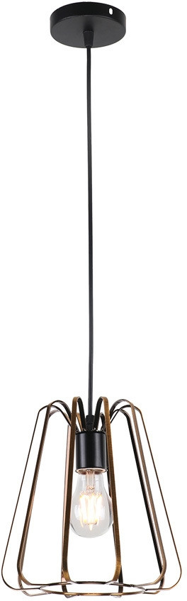 Подвесной светильник  MD.0301-1-P BK+ZGD Imex