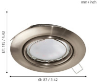 Точечный светильник Peneto 94242 Eglo