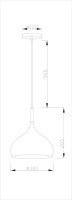 Подвесной светильник Eline V1293-1P Moderli