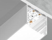 Профиль для светодиодной ленты Illumination GP2550WH Ambrella