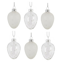 Набор из 6-ти изделий декоративных подвесных "Яйцо пасхальное" (4*6), L13 W16 H4 см