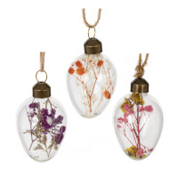 Набор из 6-ти изделий декоративных подвесных "Яйцо пасхальное" (4*6), L13 W16 H4 см