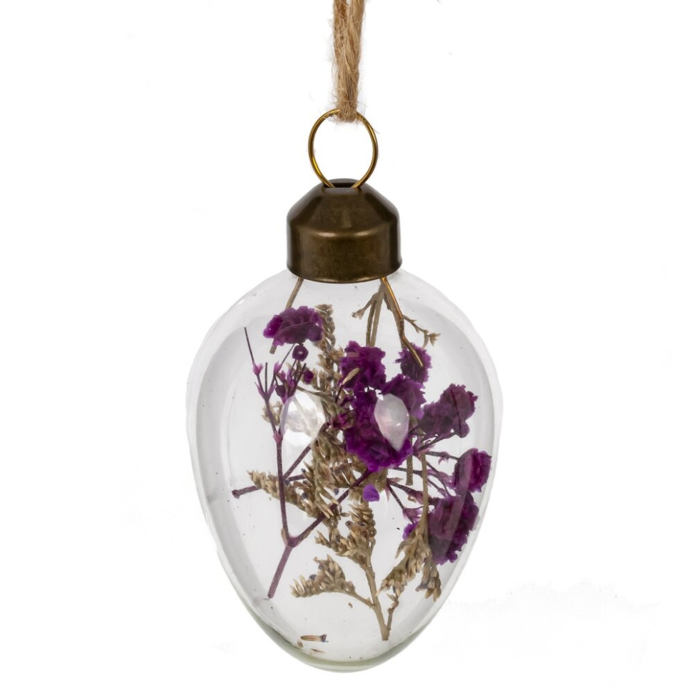 Набор из 6-ти изделий декоративных подвесных "Яйцо пасхальное" (4*6), L13 W16 H4 см