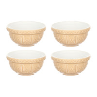 Набор чаш Cane, 9,5 см, 4 шт, коричневый