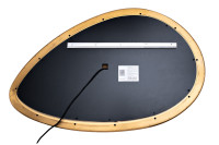 Зеркало настенное в золотой раме с подсветкой Зеркало настенное в золотой раме с подсветкой