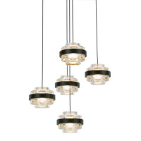 Подвесной светильник Indiana MD22030002-5A black/clear DeLight Collection