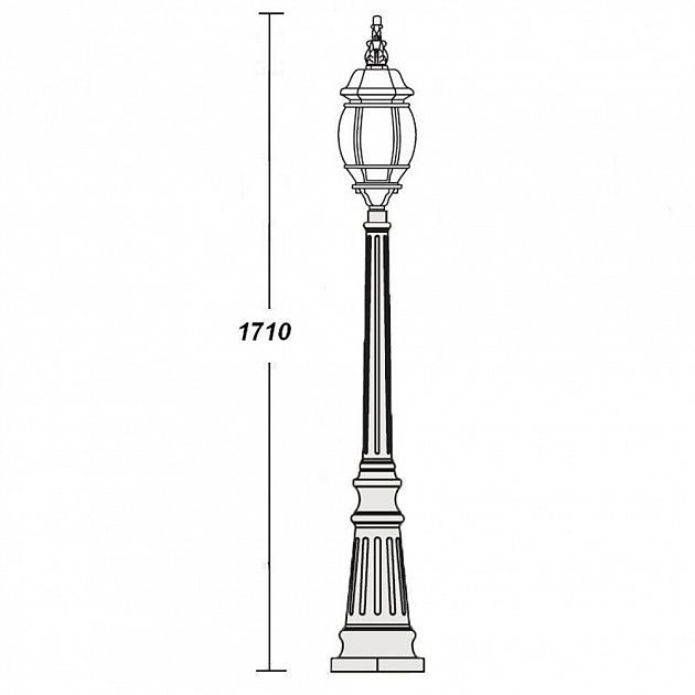 Наземный фонарь  83411L W Oasis Light