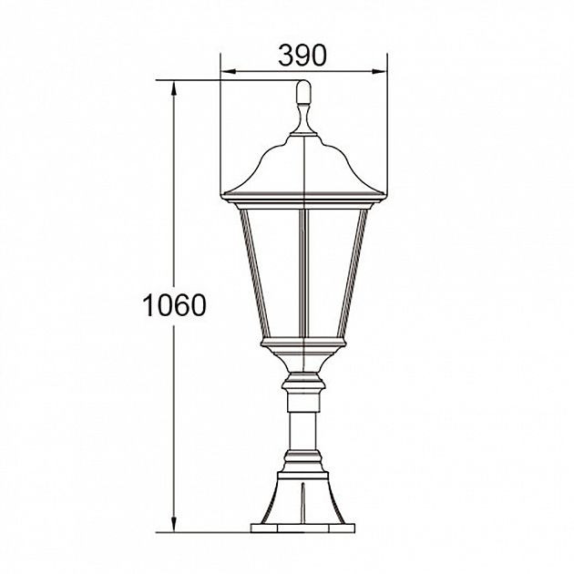Наземный фонарь  79824 Bl Oasis Light