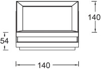 Настенный светильник уличный SIDNEY LED W3342 Gr Oasis Light Настенный светильник уличный SIDNEY LED W3342 Gr Oasis Light