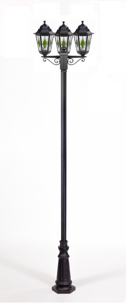 Наземный фонарь PETERSBURG lead GLASS 79810lgB B2 Bl Oasis Light