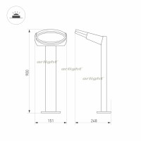 Наземный светильник EYE 029984 Arlight Наземный светильник EYE 029984 Arlight