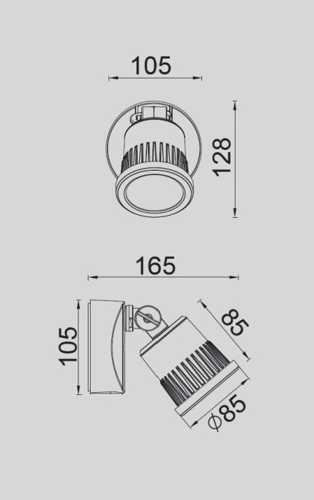 Прожектор уличный  W6157 Gr Oasis Light