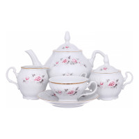 Сервиз чайный 205мл на 6перс.15пред."Роза серая 5396011" Bernadotte