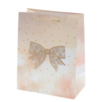 Пакет подарочный S (бумага 210г/м2, блок микс 12шт), L18 W10 H23 см, 4в.