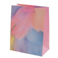 Пакет подарочный S (бумага 210г/м2, блок микс 12шт), L18 W10 H23 см, 4в.