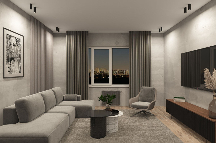 Точечный светильник TUBE DK2051-BK Denkirs