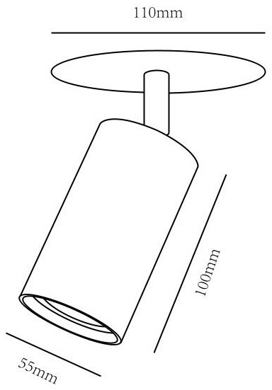 Точечный светильник Cefeo A3214PL-1GY Arte Lamp