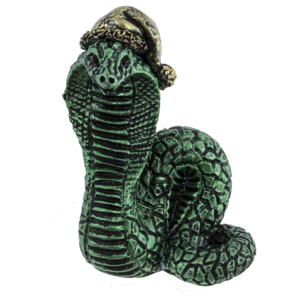 Фигурка декоративная "Змея", L4 W5 H7,5 см, 4в.