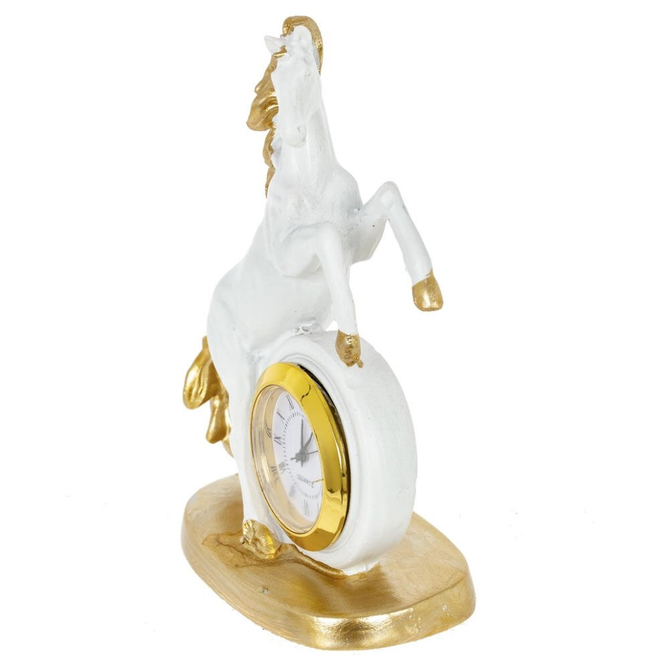 Фигурка декоративная "Лошадь" с часами (LR41x1), L8,, L8,5 W5 H12 см