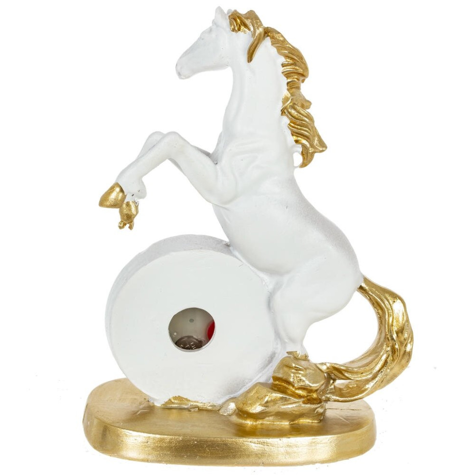 Фигурка декоративная "Лошадь" с часами (LR41x1), L8,, L8,5 W5 H12 см