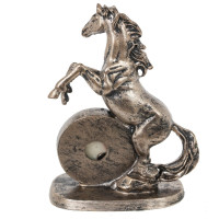 Фигурка декоративная "Лошадь" с часами (LR41x1), L8,, L8,5 W5 H12 см