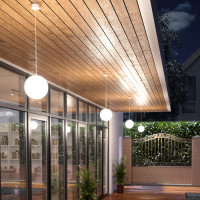 Уличный светильник подвесной Sfera 35158/U белый Elektrostandard