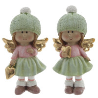 Фигурка декоративная "Ангел",  L5,5 W4,5 H11 см, 2в.