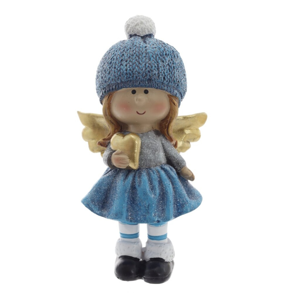 Фигурка декоративная "Ангел",  L5,5 W4,5 H11 см, 2в.