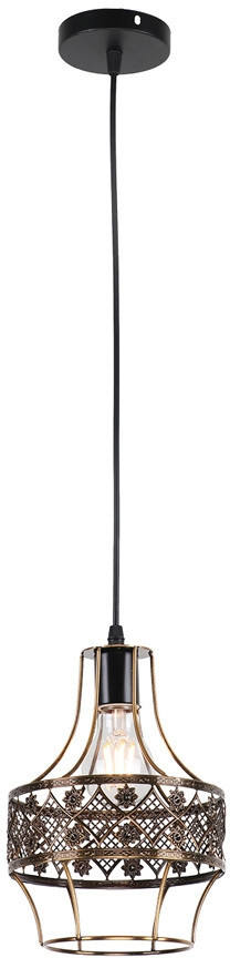 Подвесной светильник  MD.0303-1-P BK+ZGD Imex