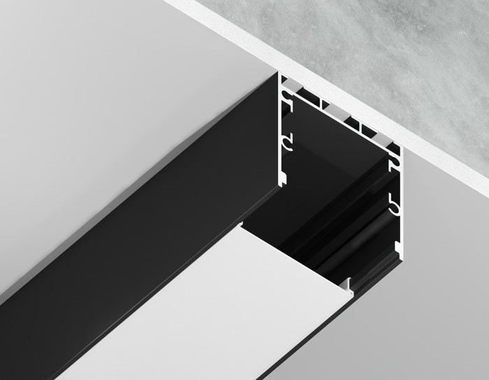 Профиль для светодиодной ленты Illumination GP2550BK Ambrella