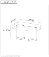Спот Nigel 09929/10/31 Lucide