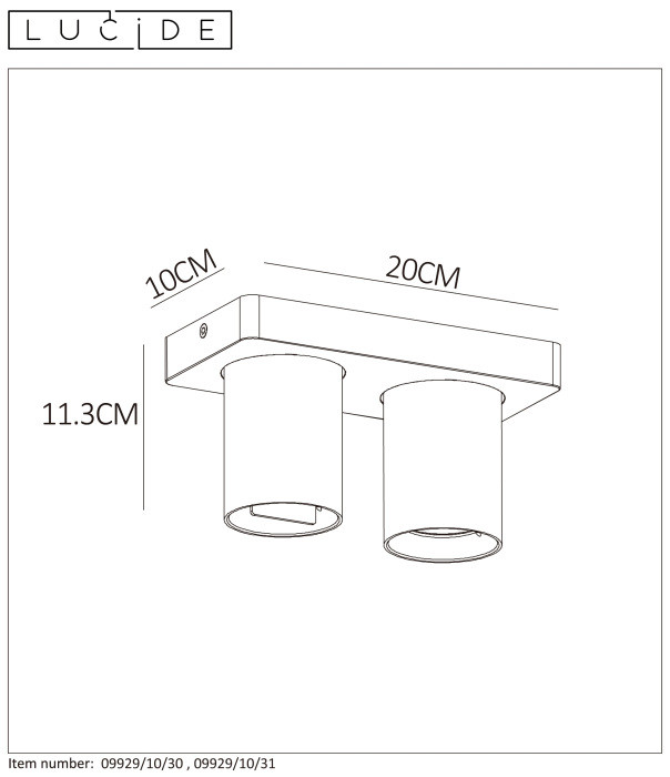 Спот Nigel 09929/10/31 Lucide