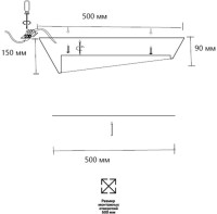 Потолочный светильник Apex 7694/60L Sonex Потолочный светильник Apex 7694/60L Sonex