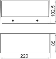 Архитектурная подсветка TUBE LED W1891М-3K Gr Oasis Light