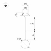 Подвесной светильник BEADS 056420 Arlight Подвесной светильник BEADS 056420 Arlight