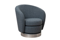 Кресло Napoli вращающееся букле серое Кресло Napoli вращающееся букле серое
