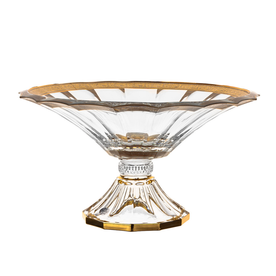 Ваза для фруктов н/н 34см."Doge" Lilit Golden Embossed+G