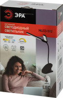 Офисная настольная лампа  NLED-512-6W-BK ЭРА