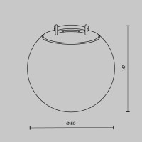 Трековый светильник Luna TR125B-10W3K-B Maytoni