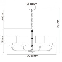 Подвесная люстра Chiaro Палермо 386017008 Подвесная люстра Chiaro Палермо 386017008