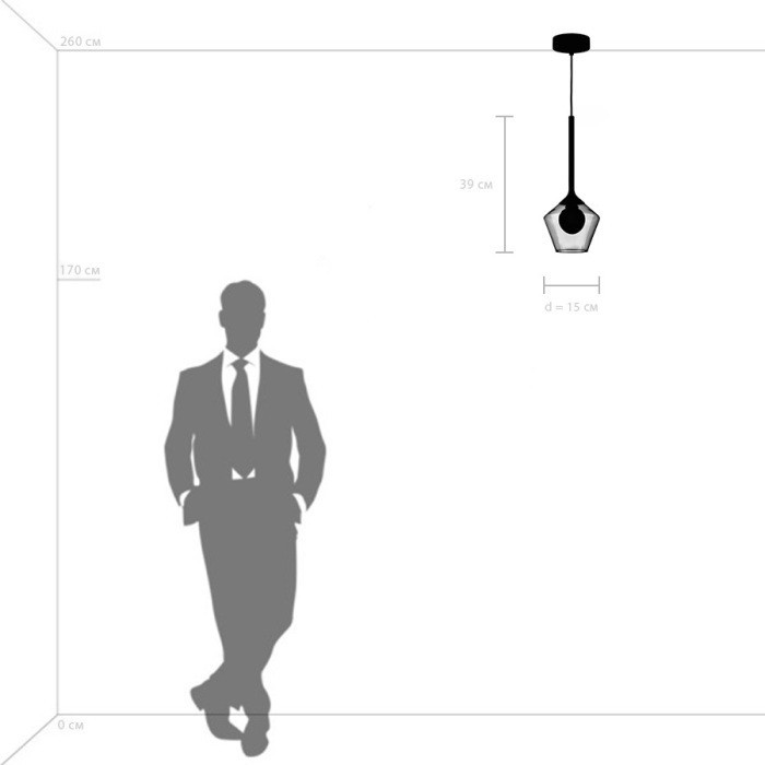 Подвесной светильник Vetro 801201 Lightstar