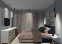 Точечный светильник TUBE DK2052-BK Denkirs