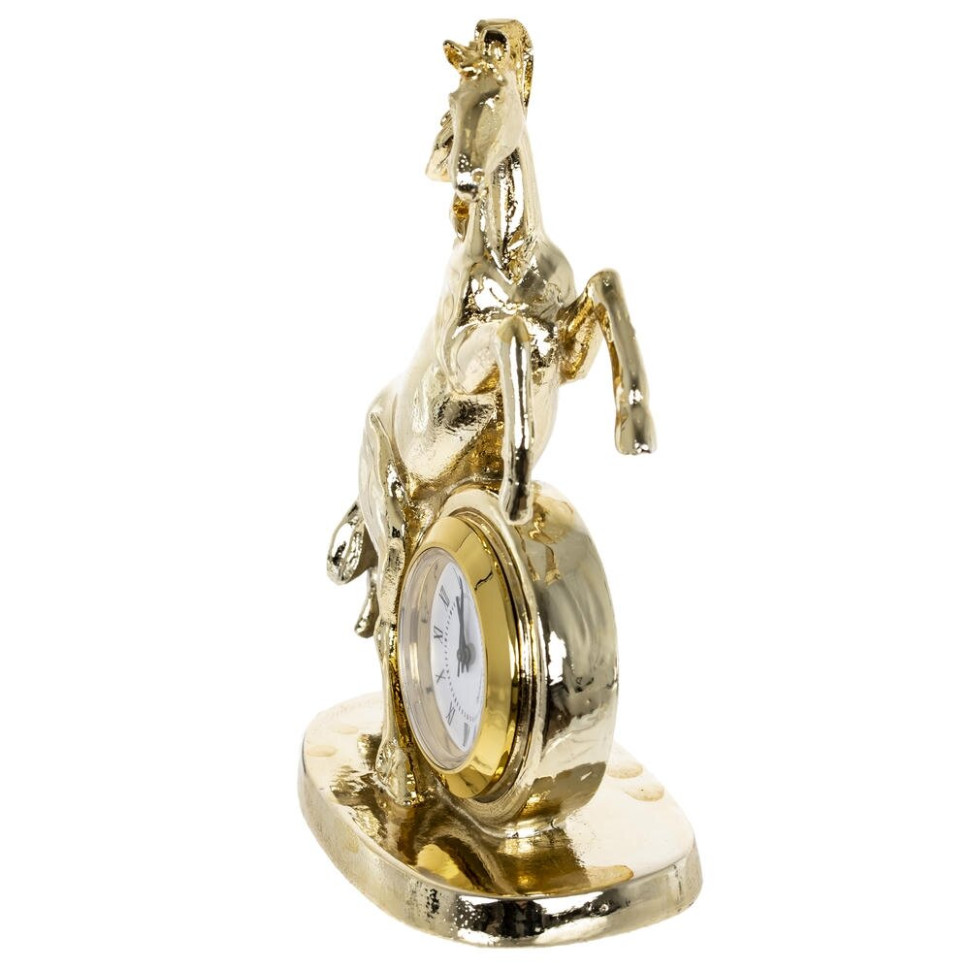 Фигурка декоративная "Лошадь" с часами (LR41x1), L8,, L9 W5 H12 см