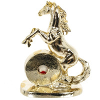 Фигурка декоративная "Лошадь" с часами (LR41x1), L8,, L9 W5 H12 см