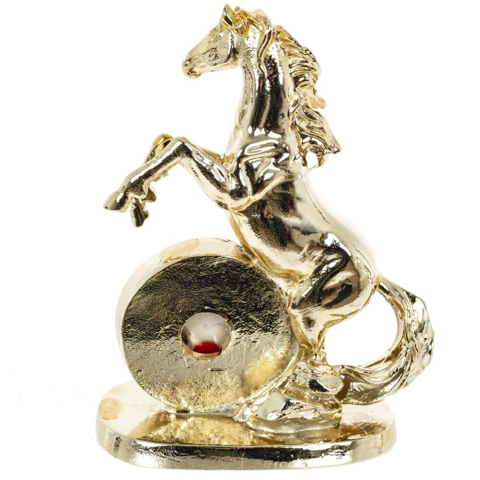 Фигурка декоративная "Лошадь" с часами (LR41x1), L8,, L9 W5 H12 см