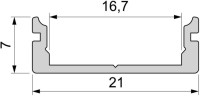 Профиль для светодиодной ленты AU-01-15 970065 Deko-Light